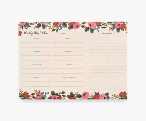 Rosa Weekly Meal Planner Online