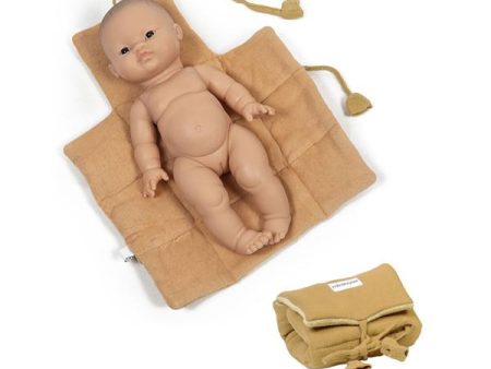 Changing Mat for Dolls- Yellow Fashion