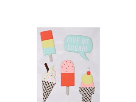 Ice Cream Puffy Stickers Online Hot Sale