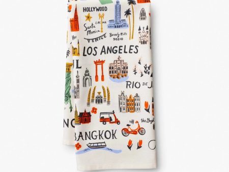 Bon Voyage Tea Towel Online