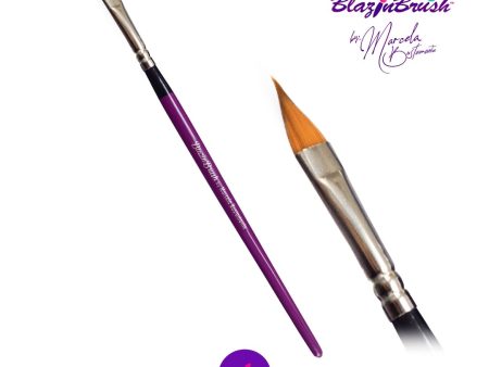 Blazin Brush Flora Flat Brush by Marcela Bustamante Fashion