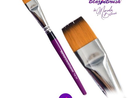 Blazin Brush 3 4 Flat Brush by Marcela Bustamante Discount