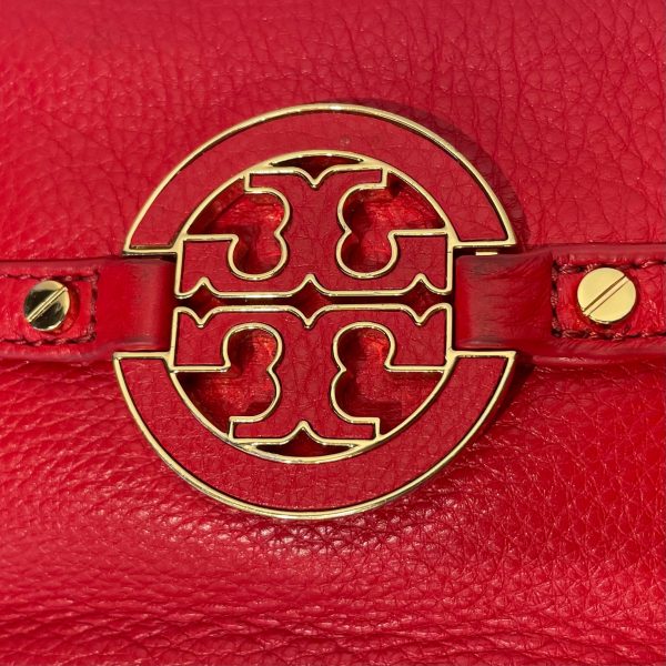 TORY BURCH Clutch Bag Leather RED TB CLUTCH PURSE Sale