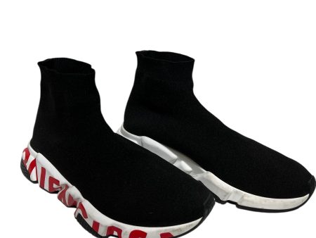 BALENCIAGA Hi-Sneakers US 10 BLK SPEED TRAINER on Sale