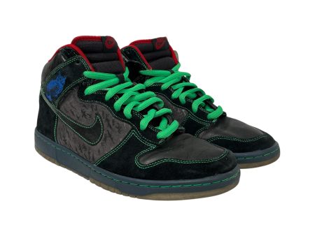 NIKE DUNK HIGH PREMIUM SB Hi-Sneakers US 11 Animal Pattern Nylon BLK 313171-006 For Sale