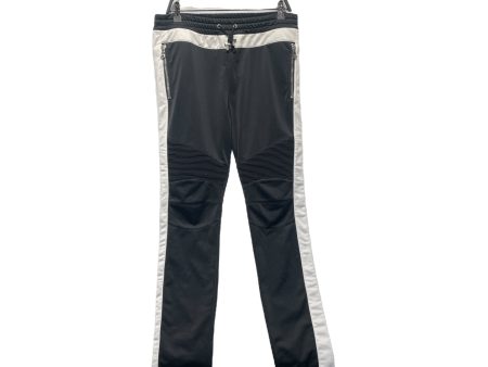 BALMAIN Skinny Pants L Polyester BLK Stripe WHITE STRIPE JOGGERS Online Hot Sale