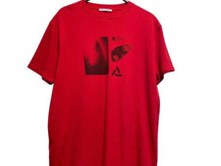 1017 ALYX 9SM(ALYX) T-Shirt XL Cotton RED Graphic  For Sale