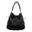 PRADA Hand Bag Leather BLK Saffiano Fashion