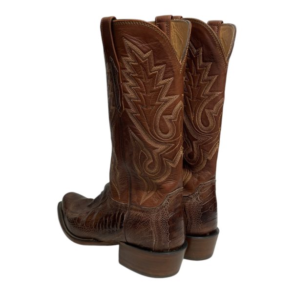 Lucchese Cowboy Boots US 7.5 Animal Pattern Leather BRW SNAKE TOE Supply