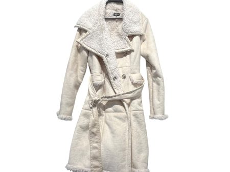 Bebe Coat OS Suede CRM  Discount