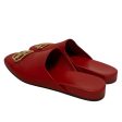 BALENCIAGA Sandals EU 38.5 Leather RED Balenciaga Mule Discount