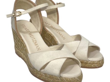 STUART WEITZMAN Sandals US 6 Suede WHT  Supply