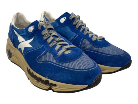 GOLDEN GOOSE Low-Sneakers EU 43 Suede BLU  on Sale