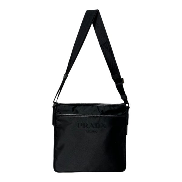 PRADA Cross Body Bag Nylon BLK tessuto messanger Cheap