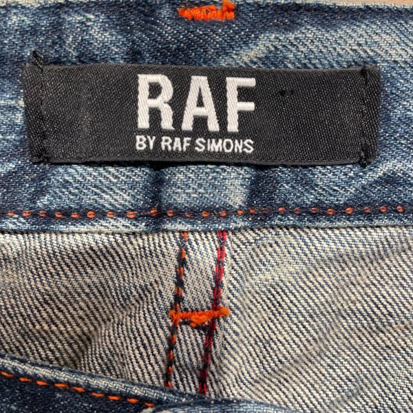 RAF SIMONS Straight Pants 34 Cotton BLU  For Sale