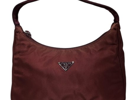 PRADA Hand Bag Nylon BRD Prada Tessuto Hobo Bag on Sale