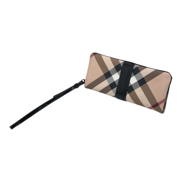 BURBERRY LONDON Bifold Wallet OS Plaid BEG  Online now