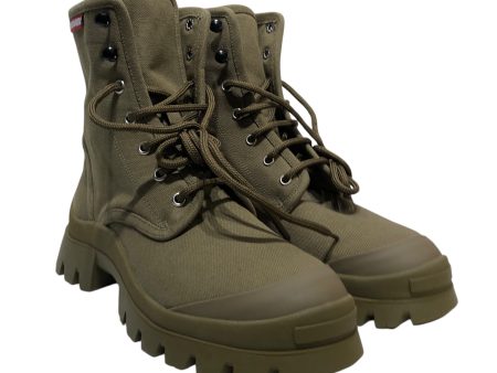 DSQUARED2 Lace Up Boots EU 40 GRN CANVAS COMBAT BOOTS Sale