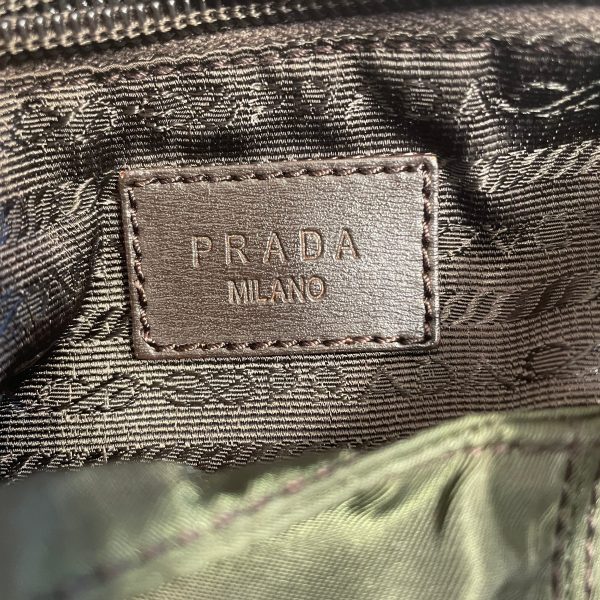 PRADA Bag FREE Nylon GRN Nylon Hot on Sale