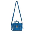 3.1 phillip lim Cross Body Bag Leather BLU DOUBLE ZIP FRONT Online now