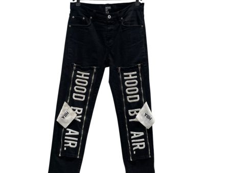 HOOD BY AIR. Skinny Pants 32 Denim BLK  Online Hot Sale