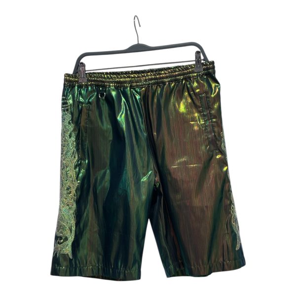 doublet Shorts M Polyester GRN IREDECENT GREEN SHORTS For Discount