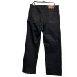 PALACE Straight Pants 34 Cotton BLK DROORS JEANS Supply