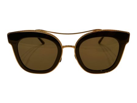 BOTTEGA VENETA Sunglasses Plastic BEG CAT UPPER TRIM CLEAR TIP Fashion