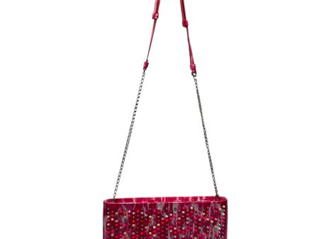 Christian Louboutin Clutch Bag All Over Print PNK patent spiked clutch Discount