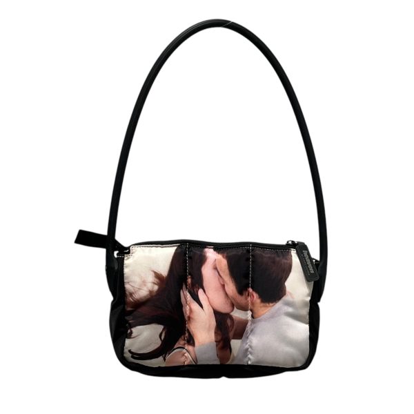 Heaven By Marc Jacobs Bag Nylon WHT BLACK KISSING BAG Supply