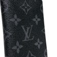 LOUIS VUITTON Bifold Wallet Monogram Leather BLK pocket organizer For Cheap