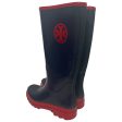 TORY BURCH Rain Boots US 9 NVY NAVY + RED RAINBOOTS For Cheap