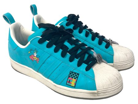 adidas Low-Sneakers US 10 All Over Print BLU SUPERSTAR ARIZONA TEA Discount