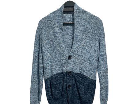 TETE HOMME Cardigan 5 Cotton NVY TWO TONE For Sale