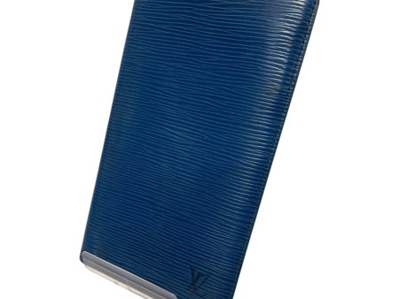 LOUIS VUITTON Bifold Wallet OS Leather BLU LONG BLUE EPI LEATHER Hot on Sale