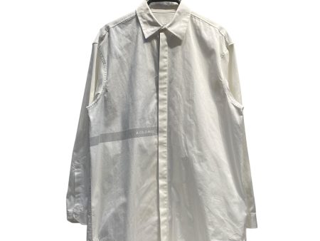 A-COLD-WALL LS Shirt S Cotton WHT  For Cheap