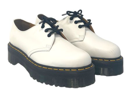 Dr.Martens Dress Shoes US 8 Leather WHT Oxford Platform Hot on Sale