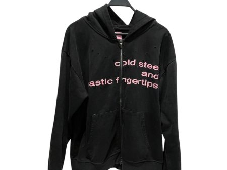 PAYNESTAR Zip Up Hoodie L Cotton BLK COLD STEEL & FINGERTIPS Sale