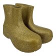 BOTTEGA VENETA Rain Boots sz40  GLD on Sale