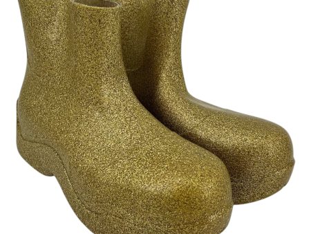 BOTTEGA VENETA Rain Boots sz40  GLD on Sale