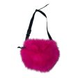 VETEMENTS Cross Body Bag Cotton PNK pink fur pouch Online Hot Sale