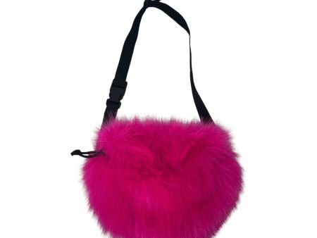 VETEMENTS Cross Body Bag Cotton PNK pink fur pouch Online Hot Sale