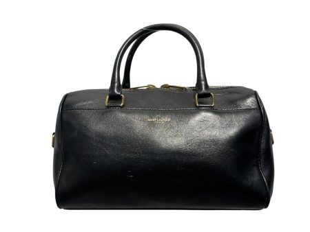 SAINT LAURENT Bag Leather BLK Duffel 2 Way For Sale