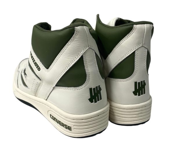 UNDEFEATED CONVERSE Hi-Sneakers US 12 Leather WHT A08657C GREEN Discount