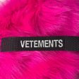 VETEMENTS Cross Body Bag Cotton PNK pink fur pouch Online Hot Sale