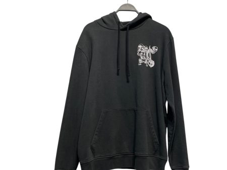 ALLSAINTS Hoodie M Graphic Cotton BLK SABRERATTLER TATTOO Discount