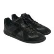 Maison Margiela Low-Sneakers US 10 Leather BLK REPLICA LOW For Sale