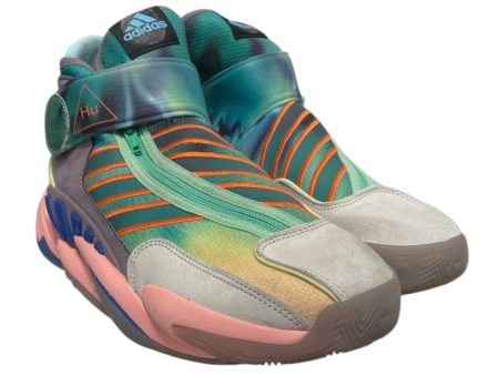 adidas HUMAN MADE Hi-Sneakers US 8.5 All Over Print Leather MLT Crazy  BYW 0 To 60 STMT HU Hot on Sale