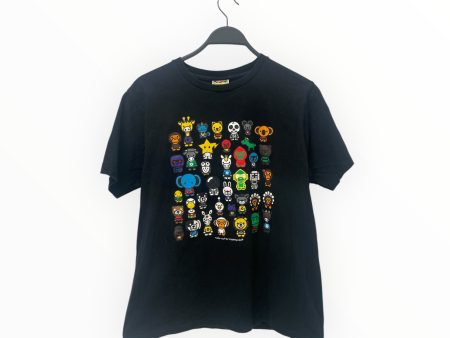 A BATHING APE T-Shirt M Cotton BLK  Online