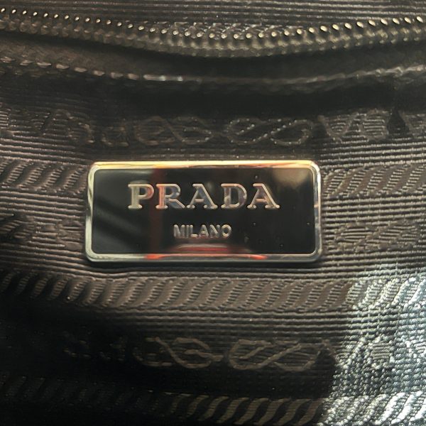 PRADA Cross Body Bag Nylon BLK tessuto messanger Cheap